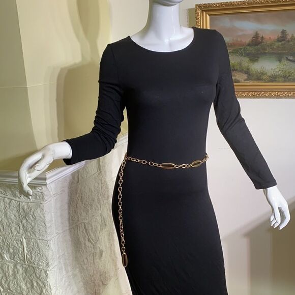 Sexy Bodycon Little Black Dress LBD - Picture 9 of 9
